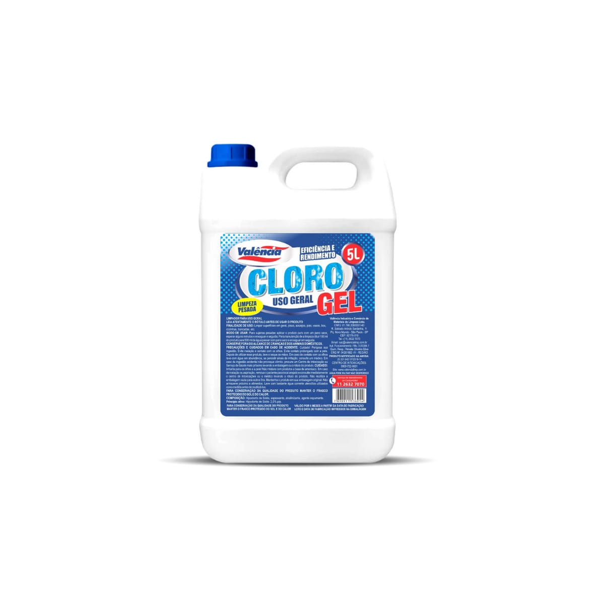 Cloro em Gel 5 litros