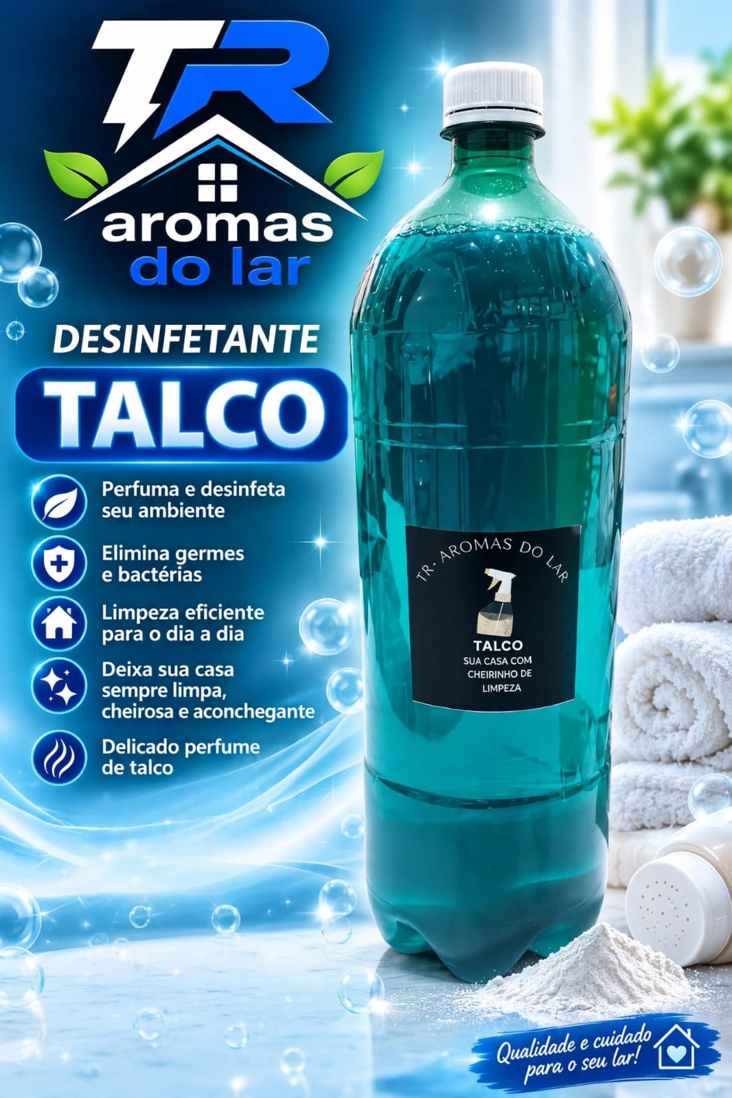 desinfetante talco 2 litros