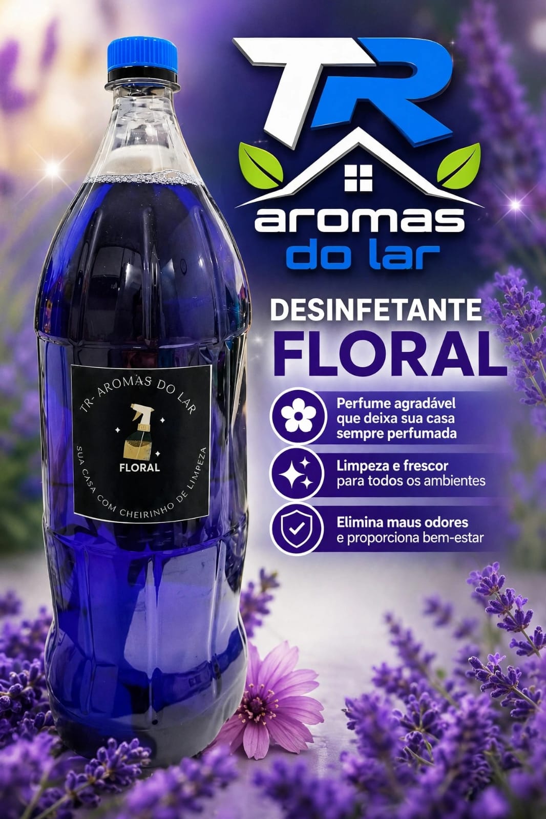 desinfetante floral 2 litros